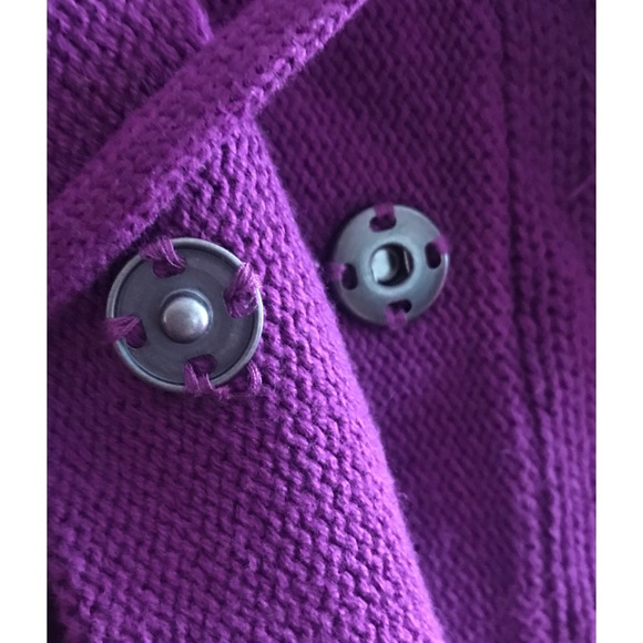 💜 Elle Cotton Blend Cardigan - Picture 2 of 5